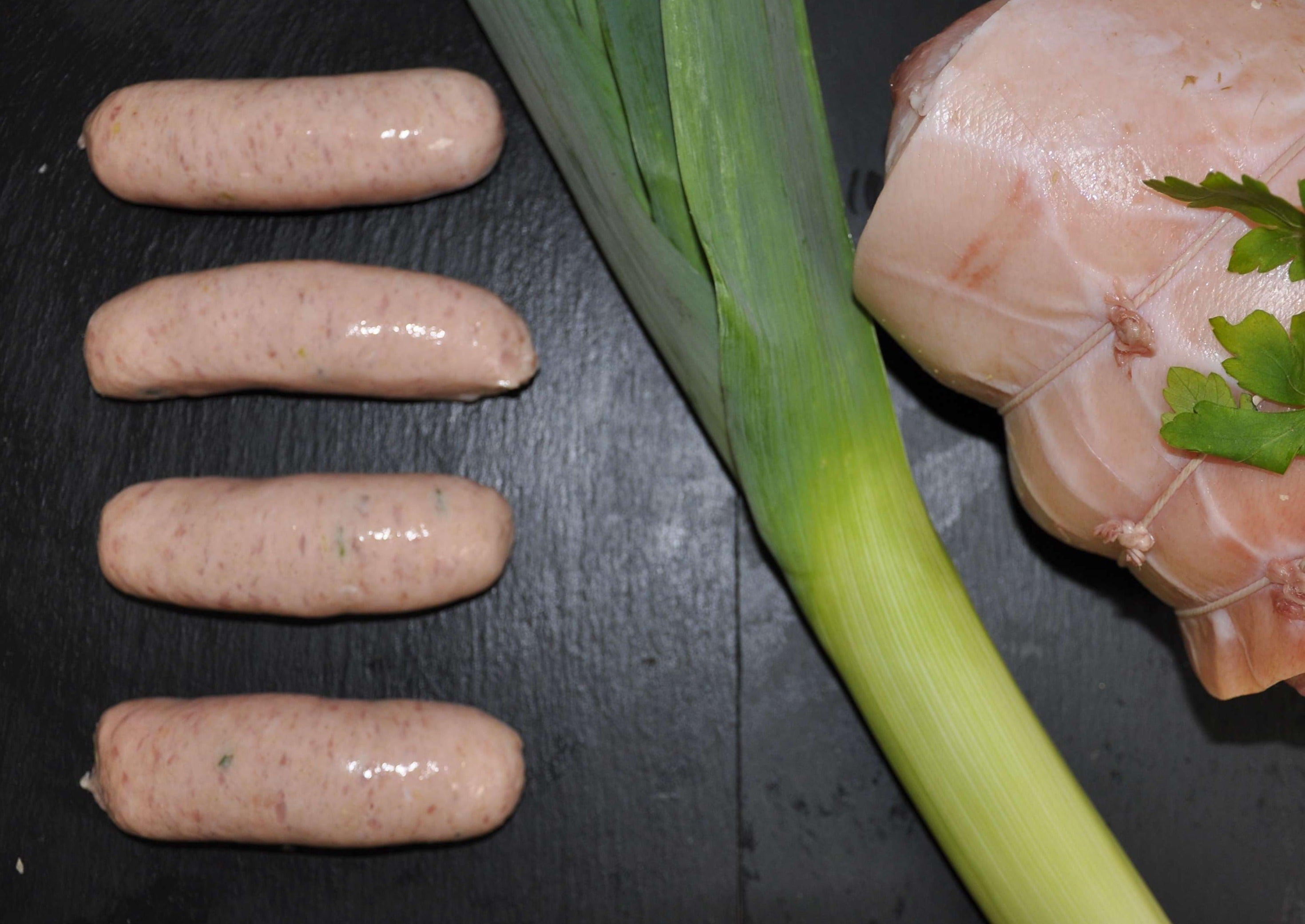 Jason's Hand Crafted Pork and Leek Sausages